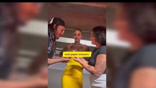 FULL VIDEO of rock paper scissors challenge yellow dress  Rock paper scissors full video viral [upl. by Vanya]