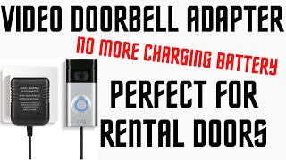 Install Power Adapter Supply for The Video Doorbells [upl. by Aisiat418]