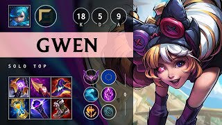 Gwen Top vs Gragas Pentakill Dominating  EUW Master Patch 1422 [upl. by Myra]