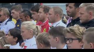 F1 Spa 2019  Anthoine Hubert death tribute amp minute silence  Norris interview  Live 60FPS [upl. by Roter926]