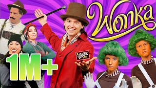 FAMILY SINGS WONKA MEDLEY 🍫✨Cover by Sharpe Family Singers [upl. by Kecaj]