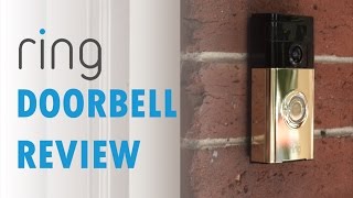 Ring Doorbell Camera Review 2016 [upl. by Rabin29]