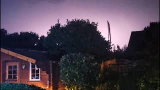 Heavy thunderstorm in Meppen DE on 2024 08 14 [upl. by Milewski]