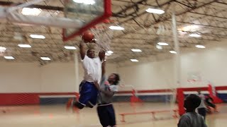 Eric Bledsoe Alley Oop Dunk  Youth Basketball Camp [upl. by Lokkin]