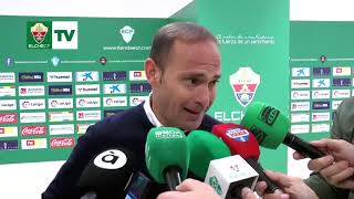 Elche CF Oficial  ZONA MIXTA Nino y Ramón Folch  POST Elche  Almería [upl. by Gabrila]