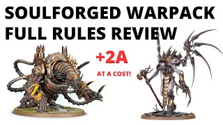 Soulforged Warpack Full Rules Review  Codex Chaos Space Marines [upl. by Odnalro]