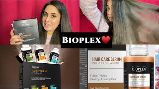 First Time Trying BIOPLEX Hair ProductsBest Hair Repair Treatment For Damaged And Unmanageable Hair [upl. by Ayet]