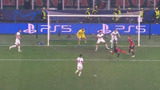 Milan Psg 21  INCREDIBILE GOL IN ROVESCIATA DI LEAO a DONNARUMMA  UEFA CHAMPIONS LEAGUE [upl. by Ladnar985]