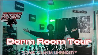 Suites 200 Dorm Room Tour Clark Atlanta University [upl. by Trubow]