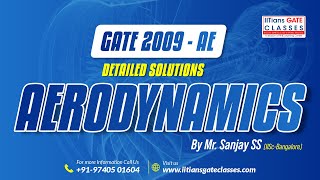 GATE 2009 Aerospace Engineering Question Paper Aerodynamics Solutions  GATE AE Online Coaching [upl. by Radford177]