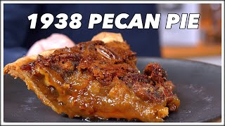 This Is What Pecan Pie Was Like In 1938  Old Cookbook Show [upl. by Loralie131]