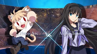 Neco Arc EX vs Akiha EX 【MELTY BLOOD TYPE LUMINA】 [upl. by England]