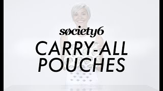 CarryAll Pouches from Society6  Product Demo [upl. by Jordanna489]