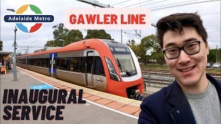 Adelaide’s new Gawler rail line opening day  catching the first electric train to Gawler Central [upl. by Rowland567]