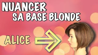 NUANCER SA BASE BLONDE  TECHNIQUE BIMÈCHE [upl. by Anoed]