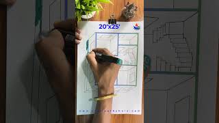 How to make Floor Plan in simple way home shortvideo shorts house [upl. by Perzan]