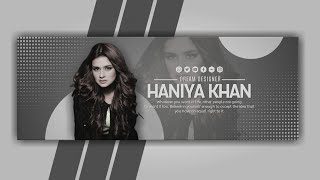 Make Professional FB cover design like web banner editing in Photoshop Cc  Pixellab Tutorial [upl. by Ilse190]