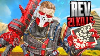 Revenant 21 KILLS and 4300 Damage Apex Legends Gameplay Season 20 [upl. by Aeslahc]