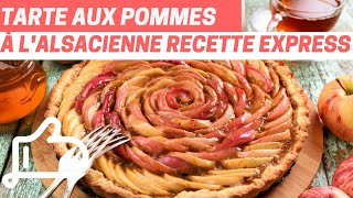 Tarte aux Pommes à lAlsacienne  Recette Facile et Gourmande [upl. by Ecydnac241]