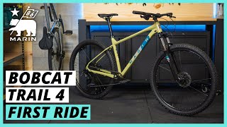 2022 Marin Bobcat Trail 4  Best Value Hardtail MTB First Ride Review [upl. by Eiramanin483]