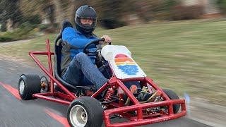 Homemade Electric Drift goKart [upl. by Elleval]