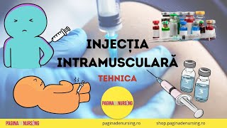 Injecția intramusculară Tehnica IM [upl. by Levona]