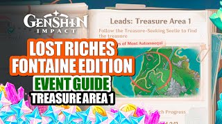 How To Play Lost Riches 43 Event Guide Day 1  All Seelie Treasure Location Area 1  Genshin Impact [upl. by Pugh]