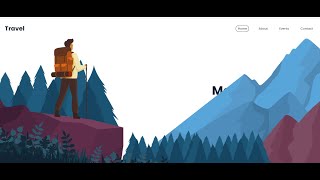 Create a Parallax Scrolling Website with HTML CSS and JavaScript [upl. by Groveman]