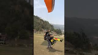 Parachute landingparagliding pokhara [upl. by Allix61]