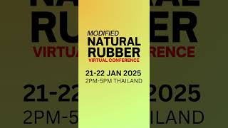 New Conference by TechnoBiz  Modified Natural Rubber 2025  Virtual Conference [upl. by Adnovaj]