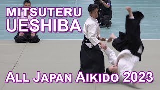 AIKIDO Mitsuteru UESHIBA Dojocho 4K 60fps  60th All Japan Aikido Demonstration [upl. by Tnomel]