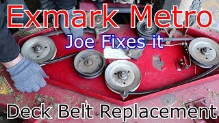 Exmark Mower Deck Rebuild DIY Baffle Replacement Guide [upl. by Thomson]