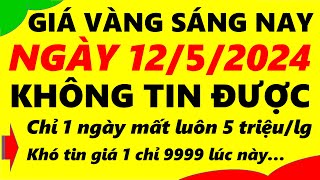 Giá vàng hôm nay ngày 1252024  giá vàng 9999 vàng sjc vàng nhẫn 9999 [upl. by Wyne682]