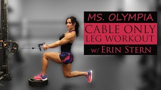 Complete Leg Workout  Cable Machine [upl. by Depoliti170]