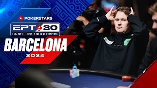 €5300 Main Event  DAY 3  EPT Barcelona 2024 [upl. by Refinnaj379]