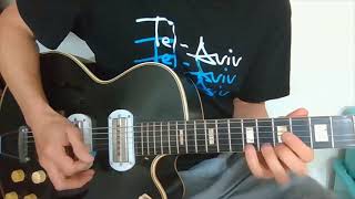 TBone Walker style guitar solo jump blues  Silvertone H63 archtop [upl. by Enialb407]