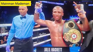 Jalil Hackett Defeats Peter Dobson in DAZN Debut [upl. by Laehcim42]