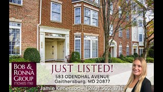 Just Listed 583 Odendhal Avenue Gaithersburg MD 20877 [upl. by Neo713]