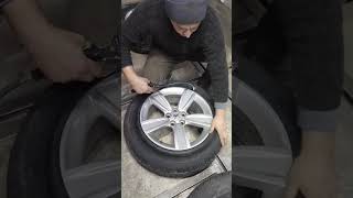 tires wheel rims tire fitting life hack [upl. by Herman481]