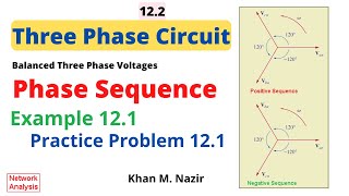 Understanding Phase Sequence Must Watch  ThreePhase Circuits  Example 121 amp Practice 121 [upl. by Towrey426]