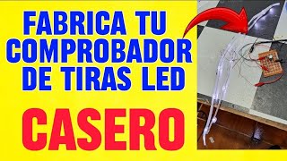 ✅️FABRICA TU COMPROBADOR DE TIRAS LED PARA REPARAR TV LCD LED [upl. by Aimek]