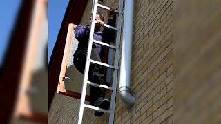 How to Install the Saffold Fixed Fire Escape Ladder [upl. by Paresh]