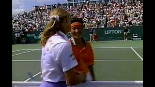 Steffi Graf vs Kimiko Date Miami 1992 R4 [upl. by Attenyt918]