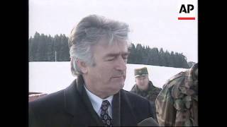 BOSNIA RADOVAN KARADZIC INTERVIEW [upl. by Ahrendt]