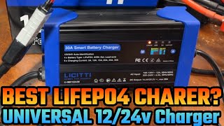 Licitti 30a 1224v Lifepo4 Battery Charger AND MORE [upl. by Kwang220]