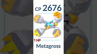 1 HP✨Shiny Metagross Destroy Grunt Badly in pokémongo [upl. by Ramad19]