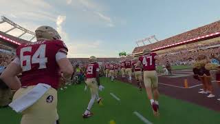 LSU vs FSU Championship Gameday Kickoff  Camping World Stadium Flythrough [upl. by Gorey]