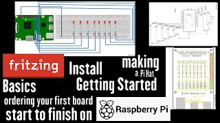 Fritzing install right to ordering your board lets go through it all on the Raspberry Pi [upl. by Ferdinana]