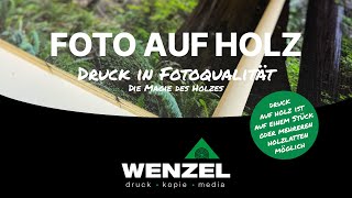 Foto auf Holz – Dein Motiv einzigartig wie die Natur selbst [upl. by Nelad]