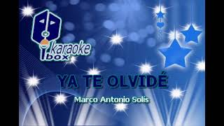 YA TE OLVIDE KARAOKE ROCIO DURCAL [upl. by Yekim]